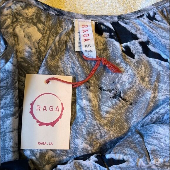 RAGA Tie Dye Spaghetti Straps Coins Top.Size XS - Picture 9 of 11